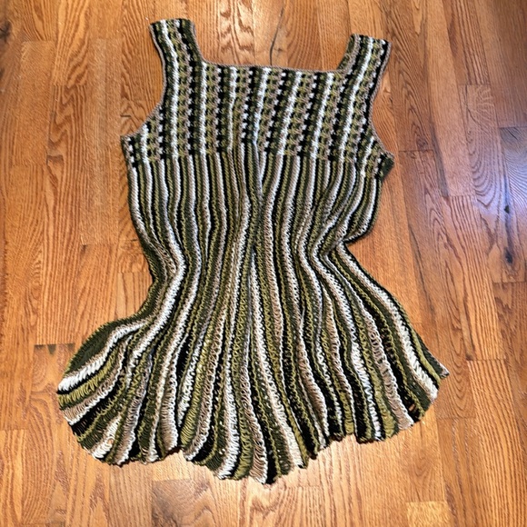 Unbranded handmade crochet tank top/dress size medium/large - Picture 4 of 4